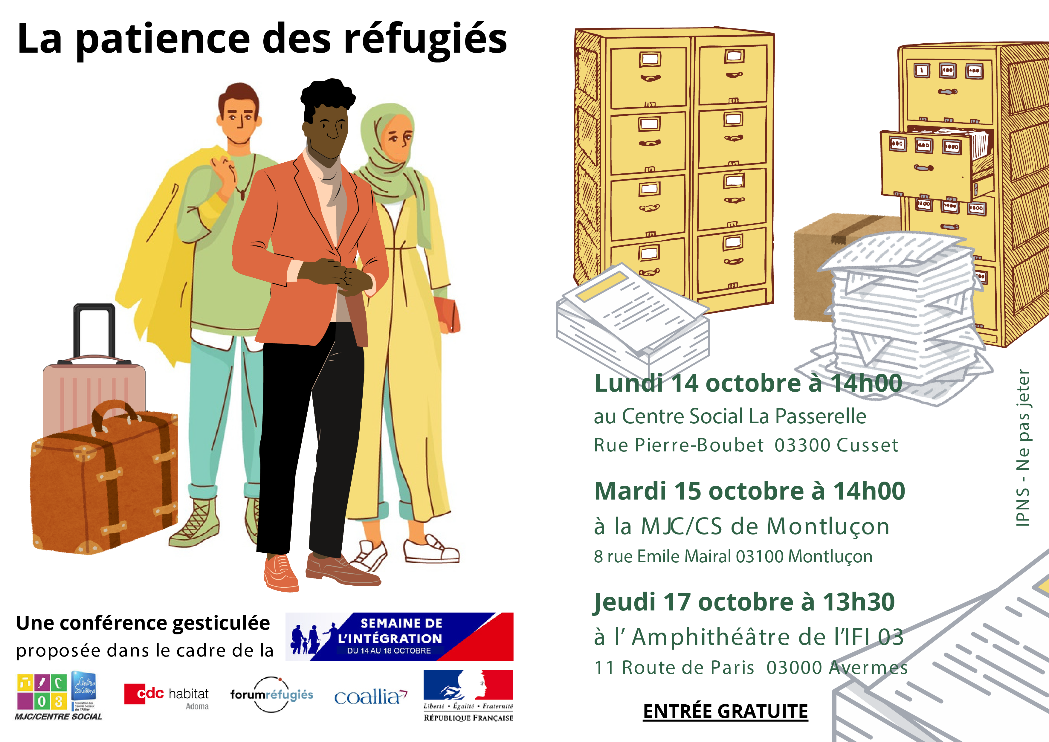 AFFICHE A4 La patience des réfugiés