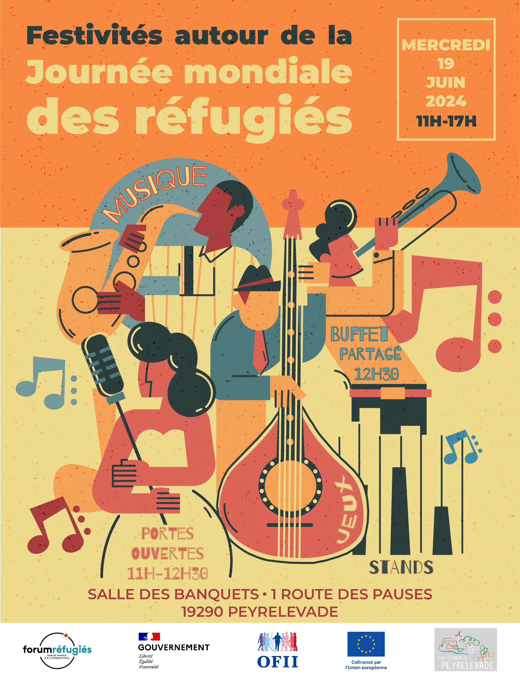 Journée mondiale des réfugiés à Peyrelevade