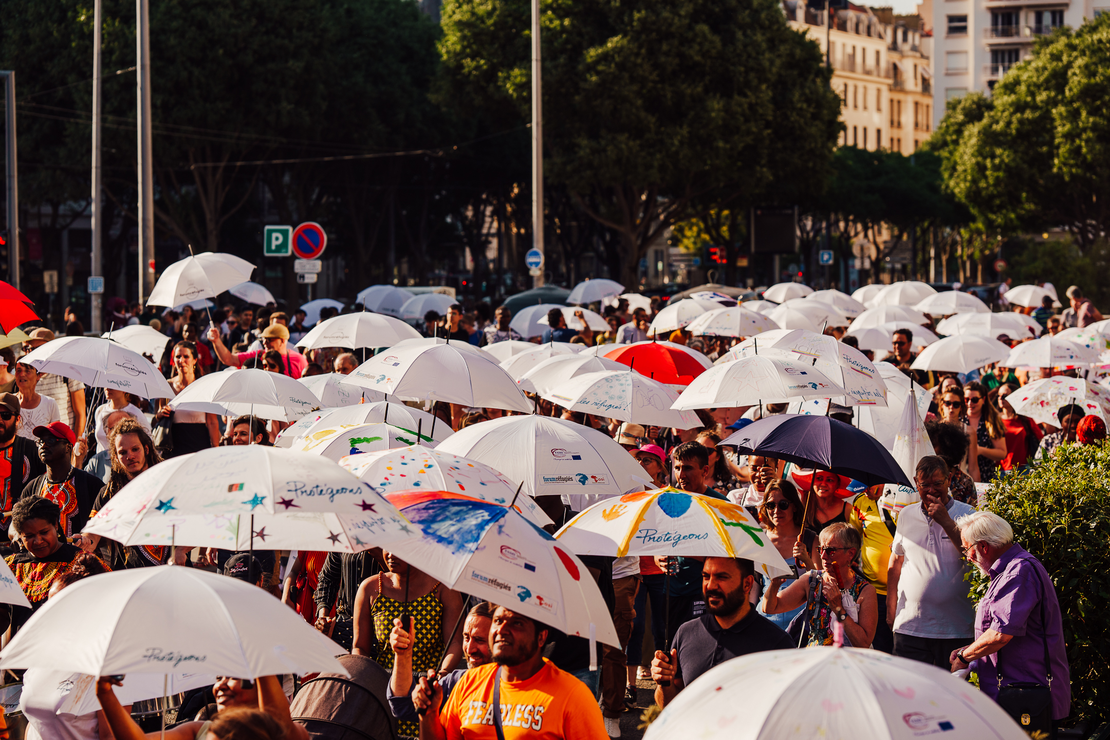 Journée mondiale des réfugiés | 19 ème Marche des parapluies à Lyon