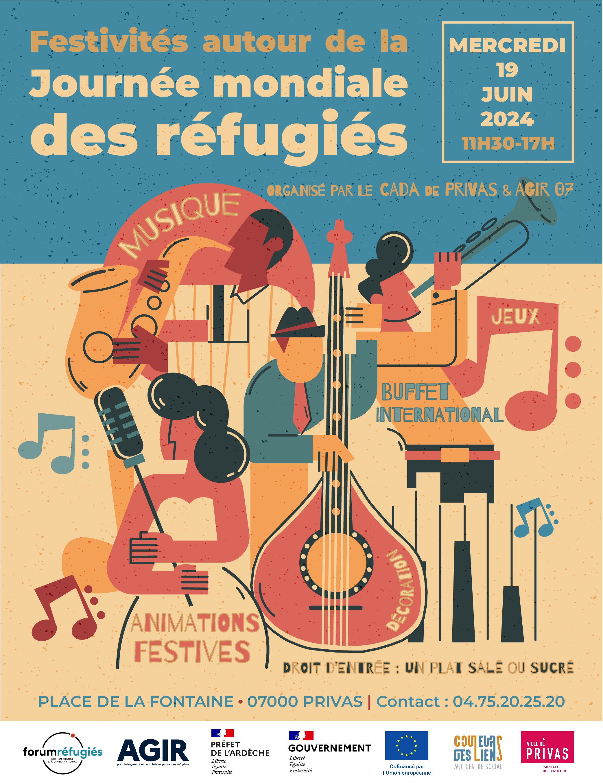 Journée mondiale des réfugiés à Privas