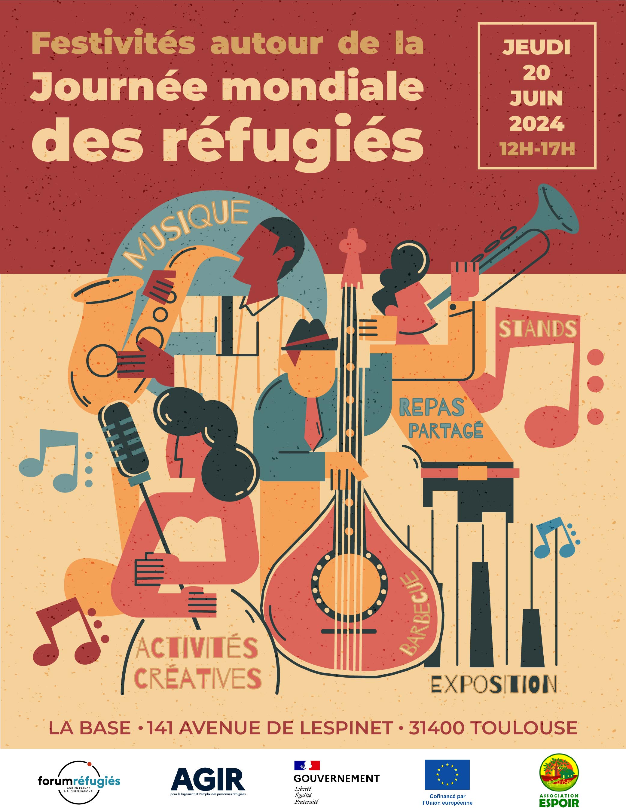 Journée mondiale des réfugiés à Toulouse
